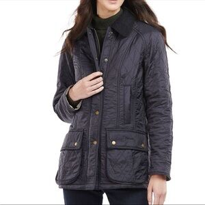 Barbour Women's Quilted Navy Jacket